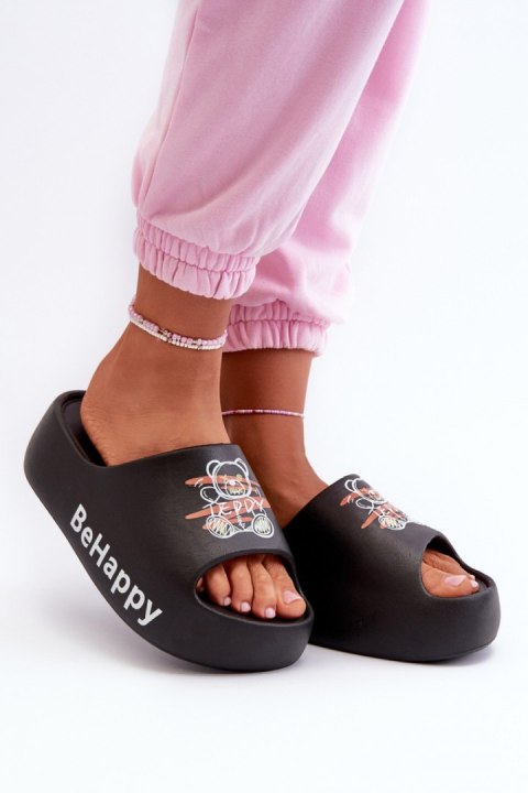 Sandał Klapki Model Serefina BG175 Black - Step in style Sandał Klapki Model Serefina BG175 Black - Step in style