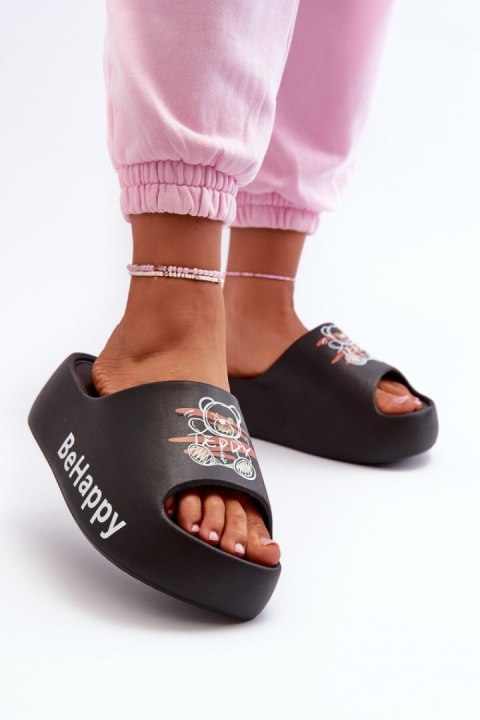 Sandał Klapki Model Serefina BG175 Black - Step in style Sandał Klapki Model Serefina BG175 Black - Step in style