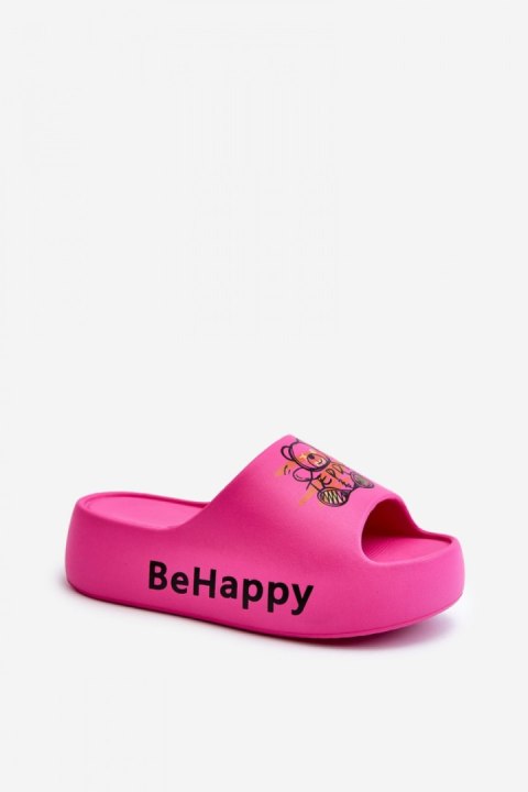 Sandał Klapki Model Serefina BG175 Fuksja - Step in style Sandał Klapki Model Serefina BG175 Fuksja - Step in style