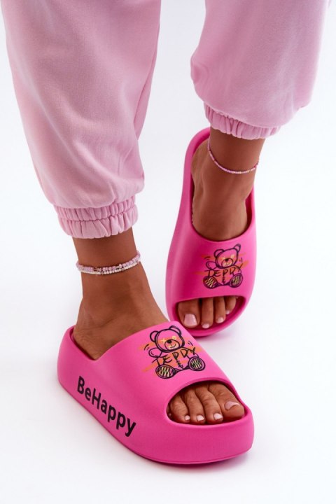 Sandał Klapki Model Serefina BG175 Fuksja - Step in style Sandał Klapki Model Serefina BG175 Fuksja - Step in style