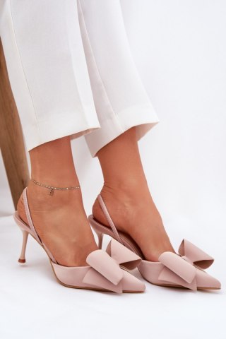 Szpilki Model Eklevia UC-158 Beige - Step in style