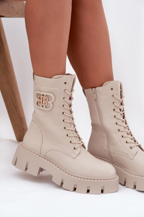 Workery Model Melisse 5808 Light Beige Skóra - Step in style Workery Model Melisse 5808 Light Beige Skóra - Step in style