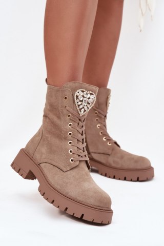 Workery Model Rosira DES837S Beige Zamsz - Step in style