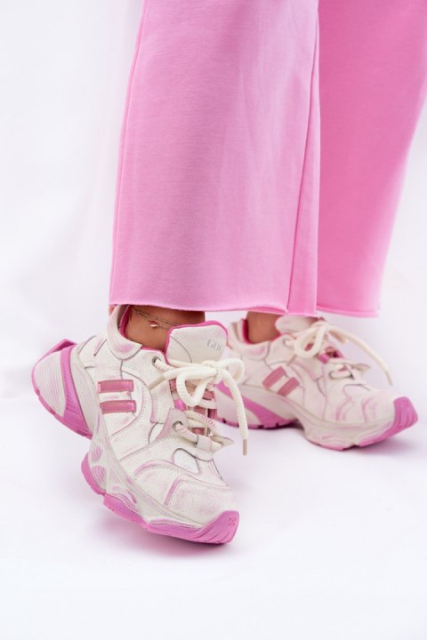 Buty Sportowe Model Goe RR2N4038 Pink - Step in style Buty Sportowe Model Goe RR2N4038 Pink - Step in style
