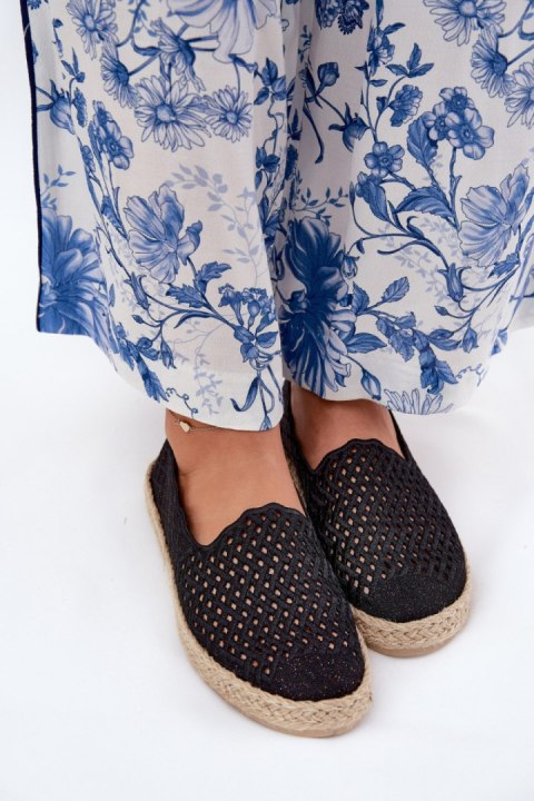 Espadryle Model Vinceza 13625 Black - Step in style Espadryle Model Vinceza 13625 Black - Step in style