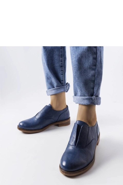 Granatowe półbuty z ekoskóry Burdett - Solea Granatowe półbuty z ekoskóry Burdett - Solea