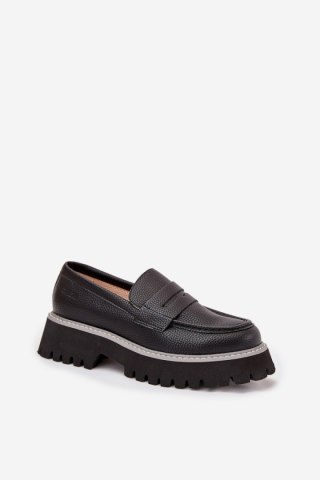 Mokasyny Model Big Star NN274049 Black - Step in style