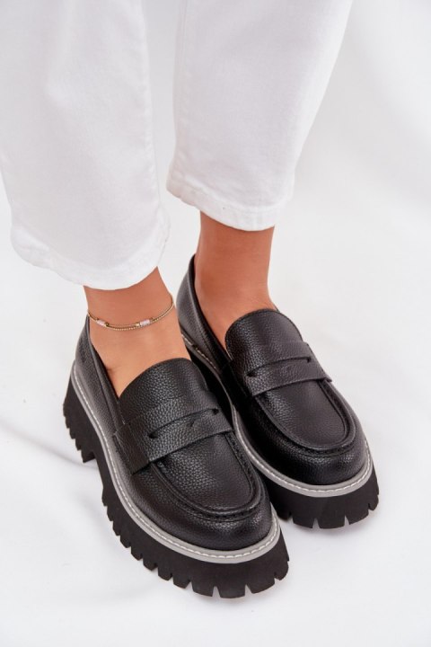 Mokasyny Model Big Star NN274049 Black - Step in style Mokasyny Model Big Star NN274049 Black - Step in style