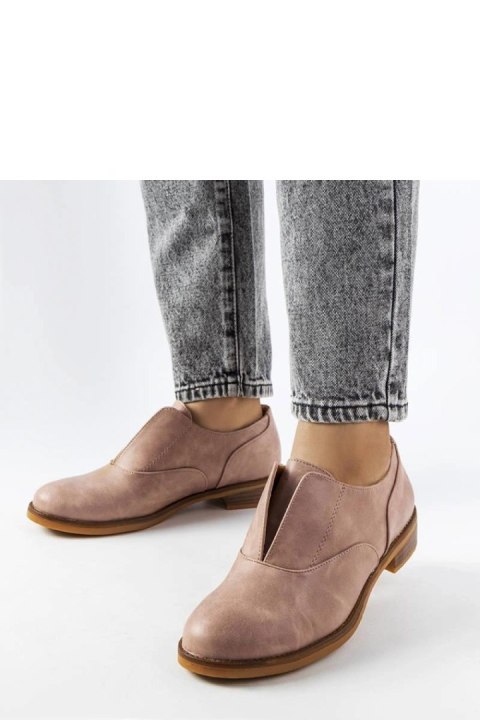 Różowe półbuty z ekoskóry Burdett - Solea Różowe półbuty z ekoskóry Burdett - Solea