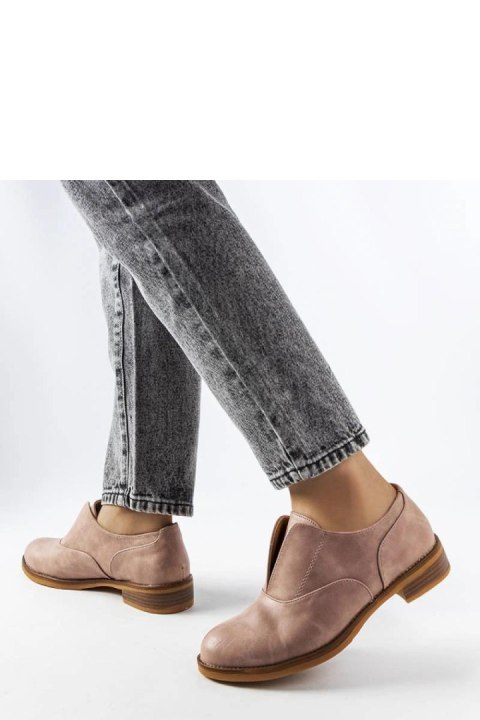 Różowe półbuty z ekoskóry Burdett - Solea Różowe półbuty z ekoskóry Burdett - Solea