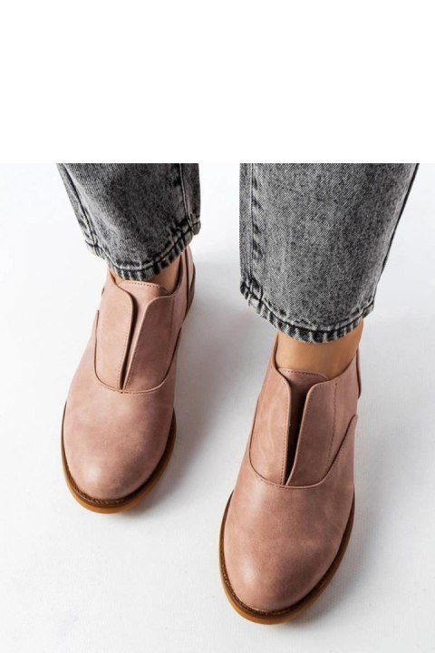 Różowe półbuty z ekoskóry Burdett - Solea Różowe półbuty z ekoskóry Burdett - Solea