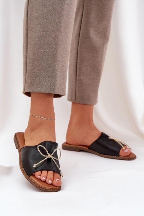 Sandał Klapki Model Deonelis M509 Black - Step in style Sandał Klapki Model Deonelis M509 Black - Step in style