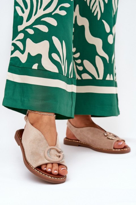 Sandały Model Haliones A8230 Beige - Step in style Sandały Model Haliones A8230 Beige - Step in style