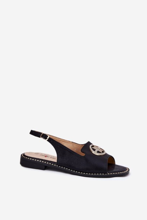 Sandały Model S.Barski KV51-002 Black - Step in style Sandały Model S.Barski KV51-002 Black - Step in style