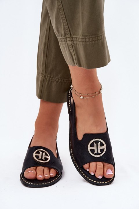 Sandały Model S.Barski KV51-002 Black - Step in style Sandały Model S.Barski KV51-002 Black - Step in style