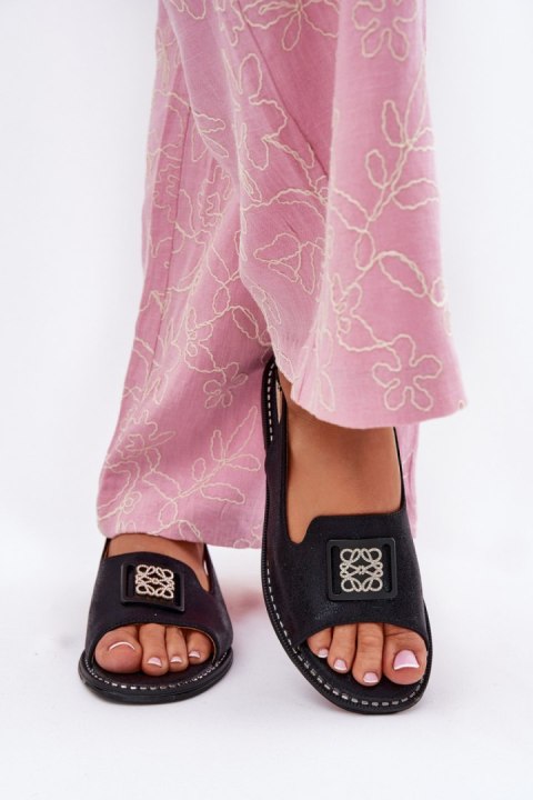 Sandały Model S.Barski KV51-082 Black - Step in style Sandały Model S.Barski KV51-082 Black - Step in style