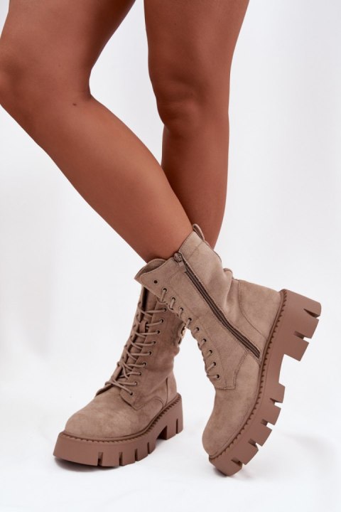 Workery Model Melisse 5808-2 Beige Zamsz - Step in style Workery Model Melisse 5808-2 Beige Zamsz - Step in style