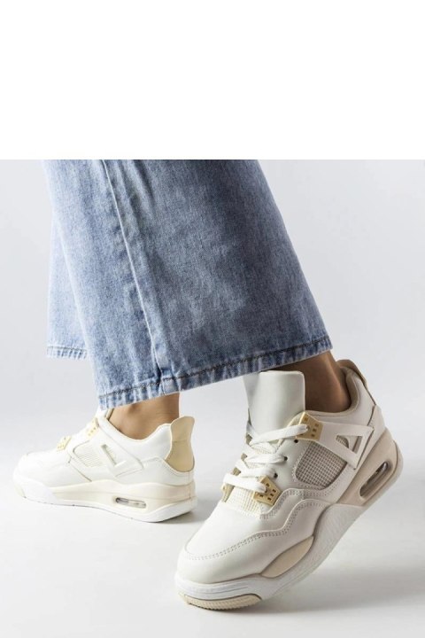 Beżowe sneakersy z łączonych materiałów Malas - Solea Beżowe sneakersy z łączonych materiałów Malas - Solea