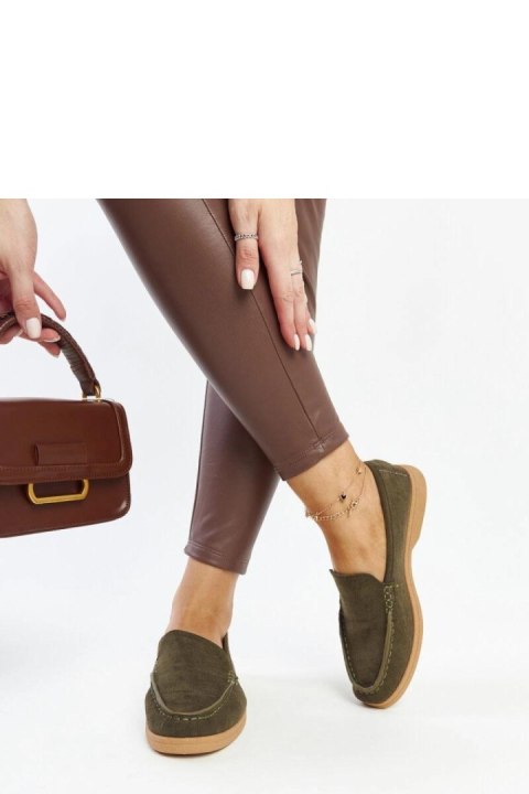 Ciemnozielone zamszowe półbuty Rumay - Solea Ciemnozielone zamszowe półbuty Rumay - Solea