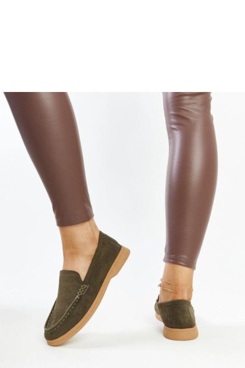 Ciemnozielone zamszowe półbuty Rumay - Solea Ciemnozielone zamszowe półbuty Rumay - Solea