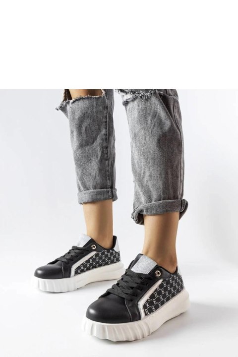 Czarne sneakersy na platformie Giuseppe - Solea Czarne sneakersy na platformie Giuseppe - Solea