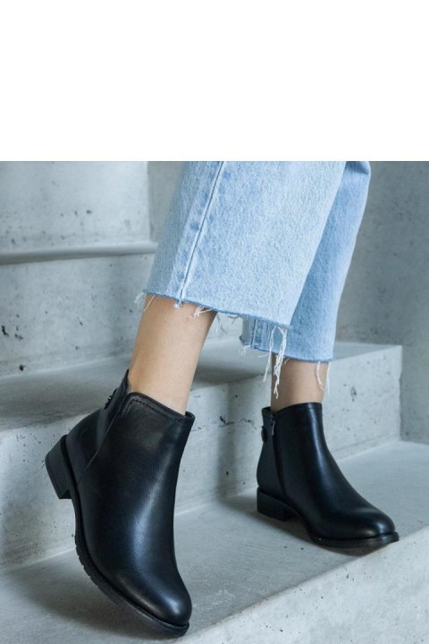 Czarne botki ocieplane Baida - Solea Czarne botki ocieplane Baida - Solea