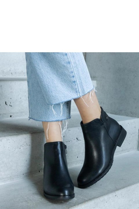 Czarne botki ocieplane Baida - Solea Czarne botki ocieplane Baida - Solea