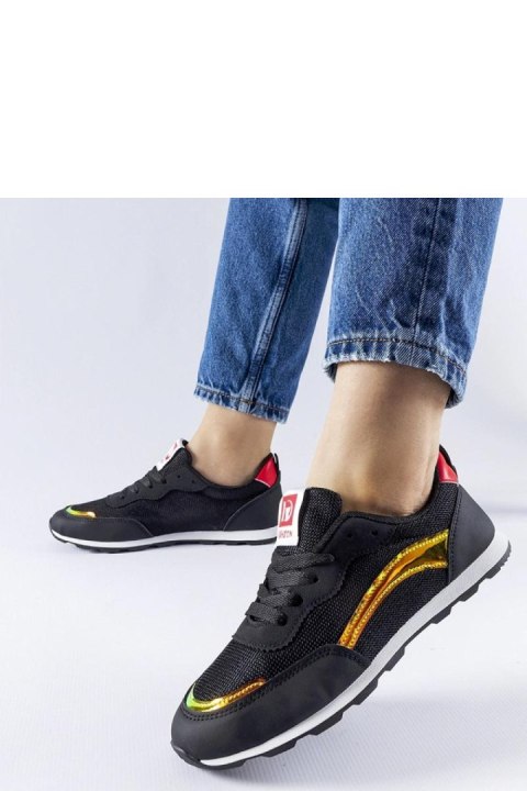 Czarne sportowe sneakersy Caviour - Solea Czarne sportowe sneakersy Caviour - Solea
