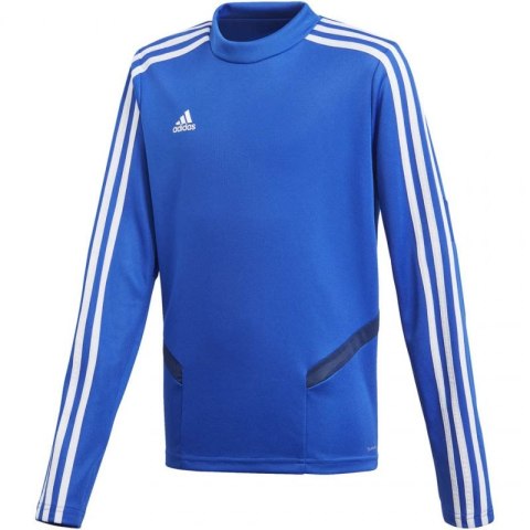 Bluza piłkarska adidas Tiro 19 Training Top niebieska JR DT5279 Bluza piłkarska adidas Tiro 19 Training Top niebieska JR DT5279