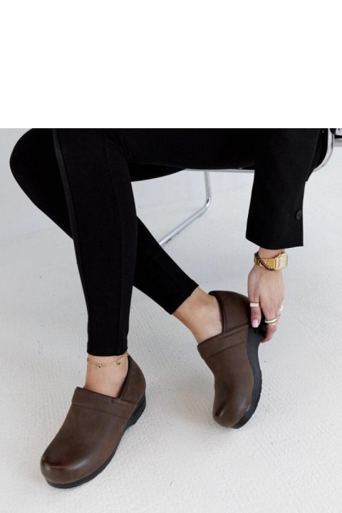 Brązowe półbuty na platformie Montoro - Solea Brązowe półbuty na platformie Montoro - Solea