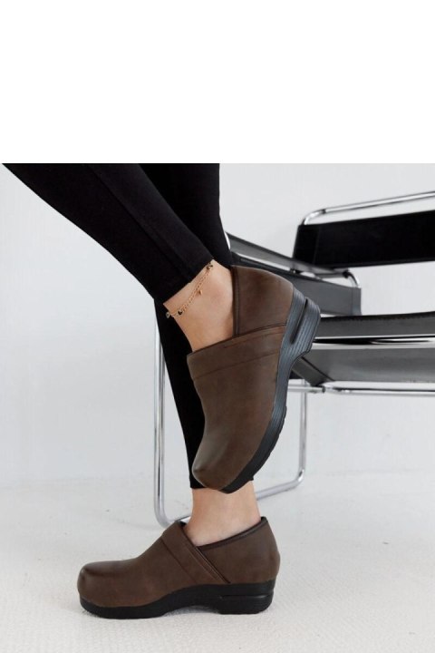 Brązowe półbuty na platformie Montoro - Solea Brązowe półbuty na platformie Montoro - Solea