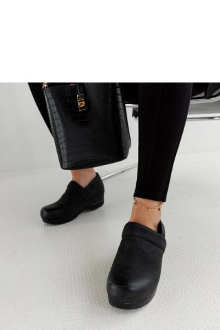 Czarne półbuty na platformie Montoro - Solea