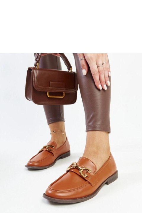 Brązowe mokasyny z klamerką Lea - Solea Brązowe mokasyny z klamerką Lea - Solea
