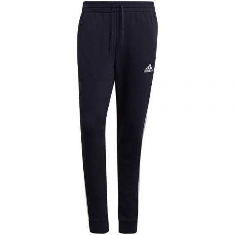 Spodnie adidas Essentials Fleece Tapered Cuff 3-Band M GK8823 Spodnie adidas Essentials Fleece Tapered Cuff 3-Band M GK8823