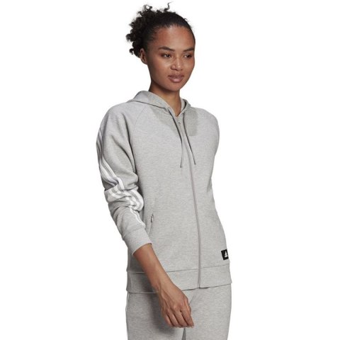 Bluza adidas FI 3 Stripes Full-Zip Reg W H57289 Bluza adidas FI 3 Stripes Full-Zip Reg W H57289
