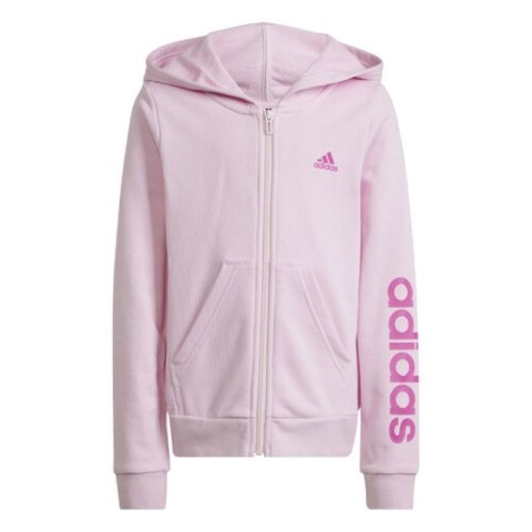 Bluza adidas Essentials Linear Full-Zip Hoodie Jr S2666 Bluza adidas Essentials Linear Full-Zip Hoodie Jr S2666