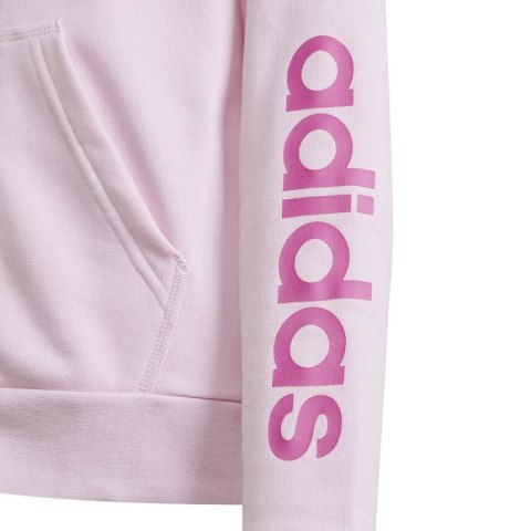 Bluza adidas Essentials Linear Full-Zip Hoodie Jr S2666 Bluza adidas Essentials Linear Full-Zip Hoodie Jr S2666