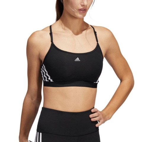 Stanik sportowy adidas Aeroreact Training Light-Support 3-Stripes Bra W HC7862 Stanik sportowy adidas Aeroreact Training Light-Support 3-Stripes Bra W HC7862
