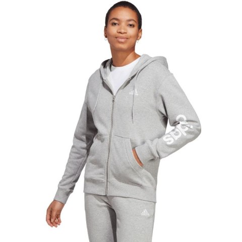 Bluza adidas Essentials Linear Full-Zip French Terry Hoodie W IC6866 Bluza adidas Essentials Linear Full-Zip French Terry Hoodie W IC6866