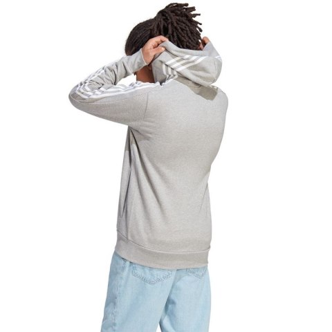 Bluza adidas Essentials French Terry 3-Stripes Full-Zip Hoodie M IC9833 Bluza adidas Essentials French Terry 3-Stripes Full-Zip Hoodie M IC9833