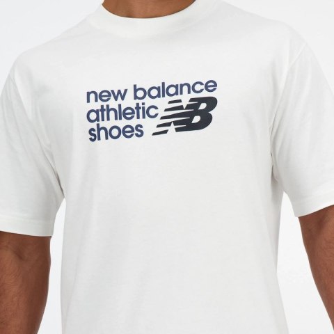 Koszulka New Balance S/S Brand T-Sh M MT41524WT Koszulka New Balance S/S Brand T-Sh M MT41524WT