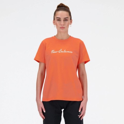 Koszulka New Balance S/S Script Tee Gfr W WT41909GFR Koszulka New Balance S/S Script Tee Gfr W WT41909GFR