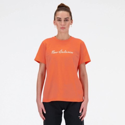 Koszulka New Balance S/S Script Tee Gfr W WT41909GFR Koszulka New Balance S/S Script Tee Gfr W WT41909GFR