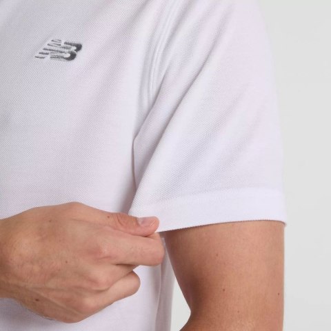 Koszulka New Balance Cotton Pique Polo M MT51519WT