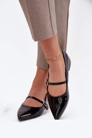 Baleriny Model Isvella QQ-269 Black - Step in style