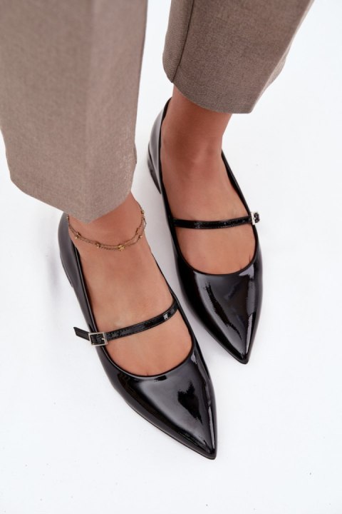 Baleriny Model Isvella QQ-269 Black - Step in style Baleriny Model Isvella QQ-269 Black - Step in style