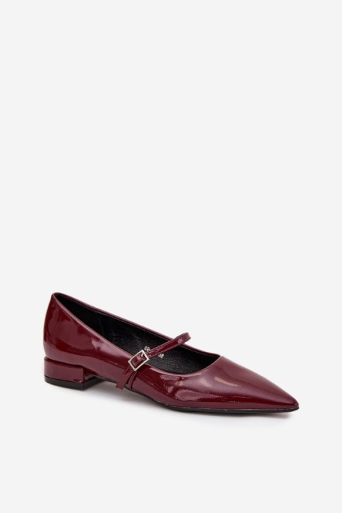 Baleriny Model Isvella QQ-269 Bordo - Step in style Baleriny Model Isvella QQ-269 Bordo - Step in style