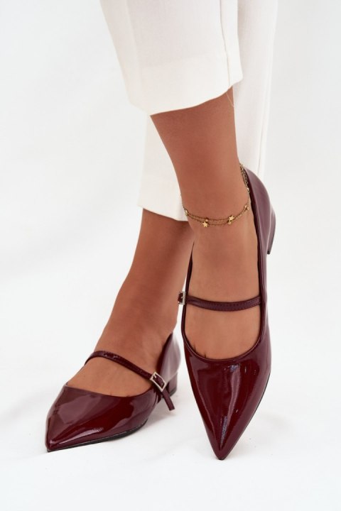 Baleriny Model Isvella QQ-269 Bordo - Step in style Baleriny Model Isvella QQ-269 Bordo - Step in style