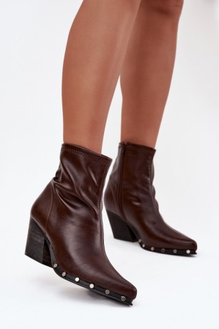 Botki Model Abrielle C-857 Brown - Step in style