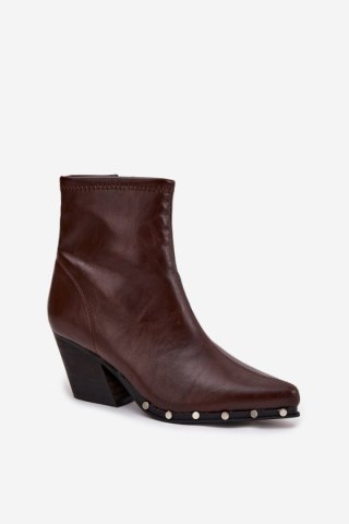 Botki Model Abrielle C-857 Brown - Step in style